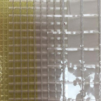 DG-GZ TPU夾網布  密度：60  成份：PVC 克重：300G  紗支：100   細節-1